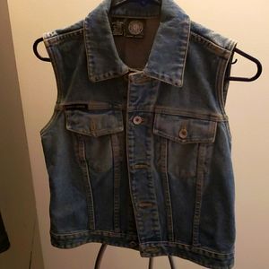 Dkny jeans women's denim vest